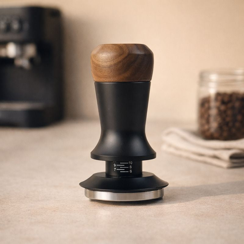 TAMPER RÉGLABLE EN NOYER