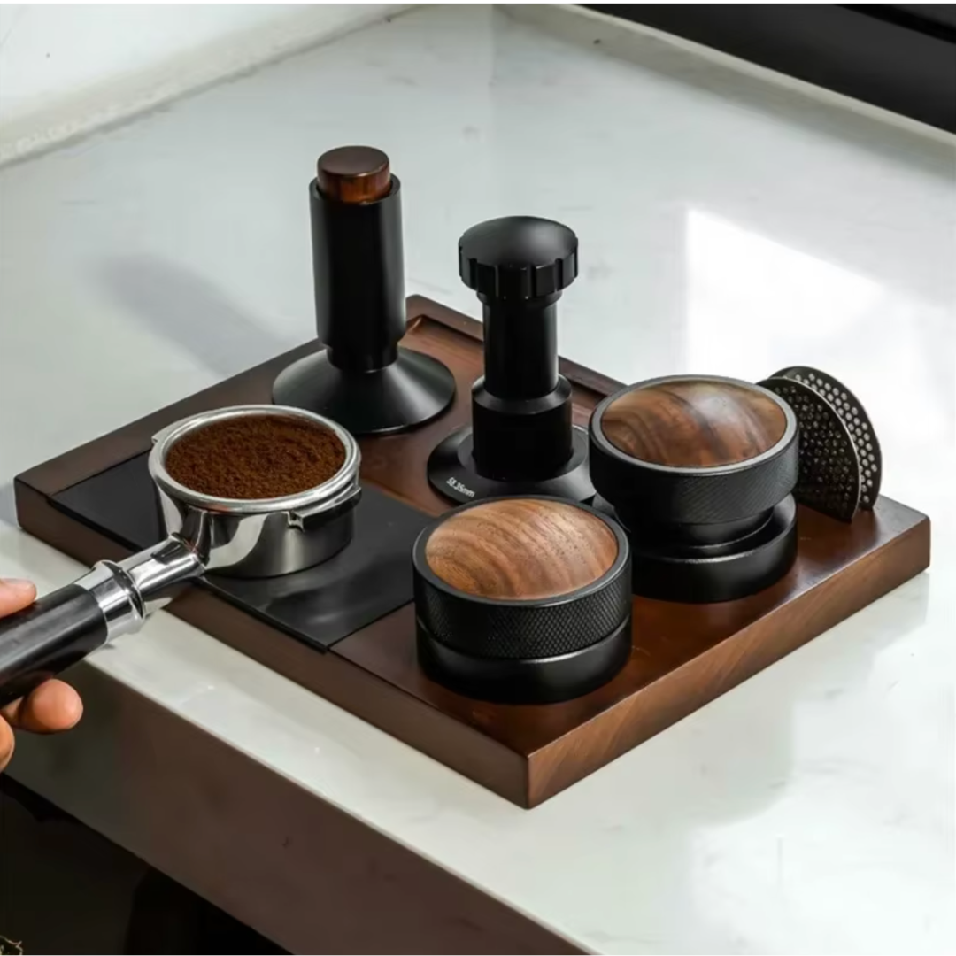 Station de tassage avec bac à marc