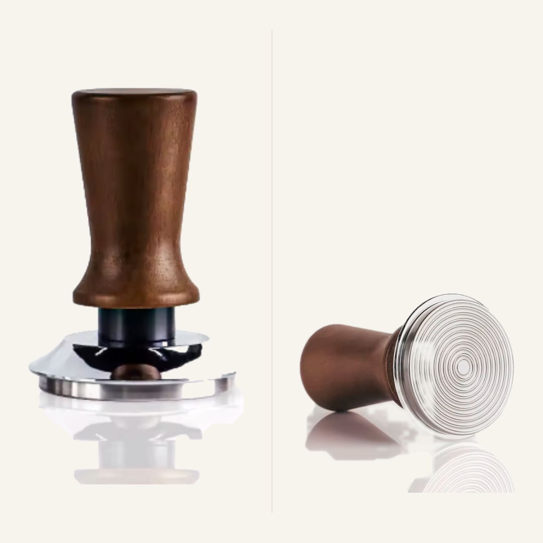 Tamper espresso en bois de hêtre